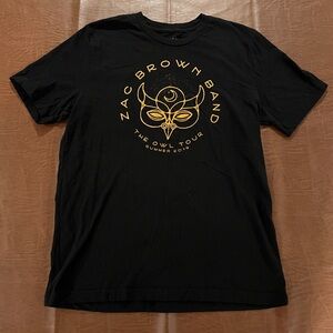 Zac Brown Band 2019 Tour Shirt - Tour Dates on Back - Size Small